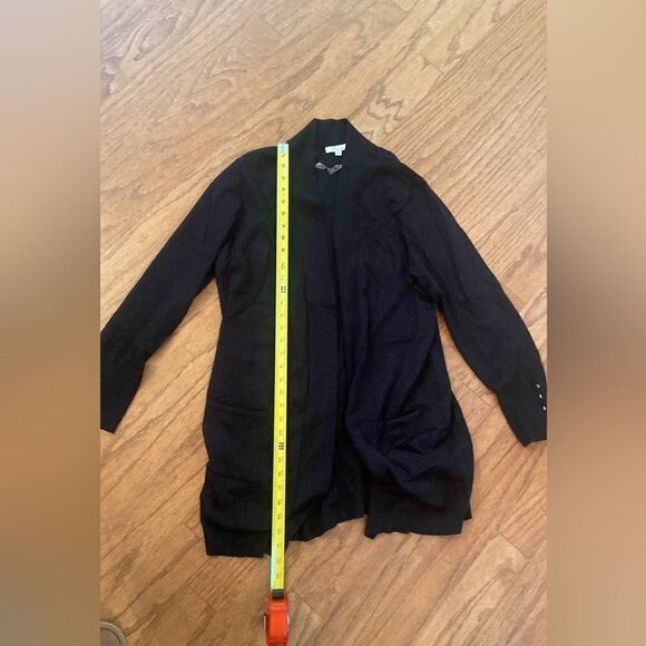89th & Madison size extra large, cardigan / cover up black - Picture 4 of 7